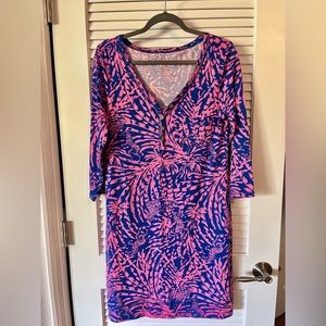 Lilly Pulitzer Palmetto dress, Large, 3/4 sleeve, NWOT